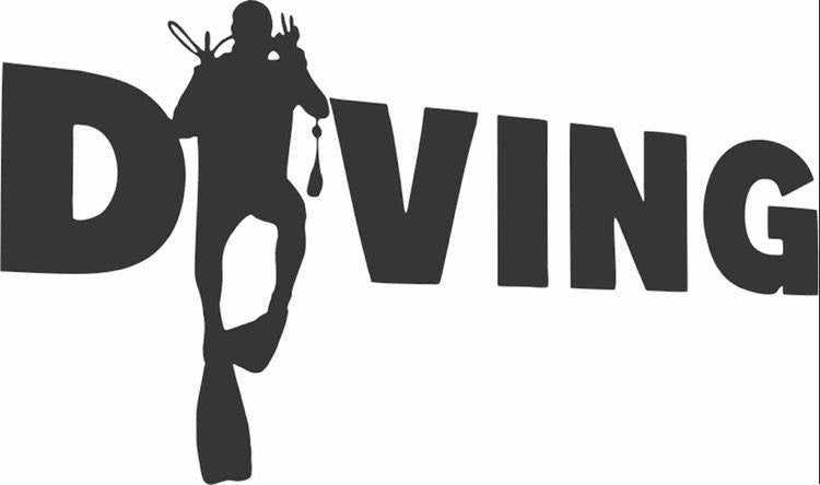 Scuba Diving Decal NZ Made #001#