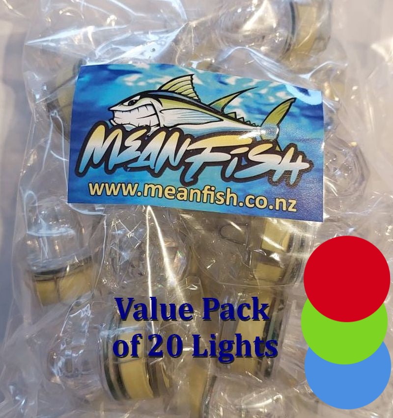 Value Pack (20) Deep Water Strobe Fishing Light 4cm x 2.5cm