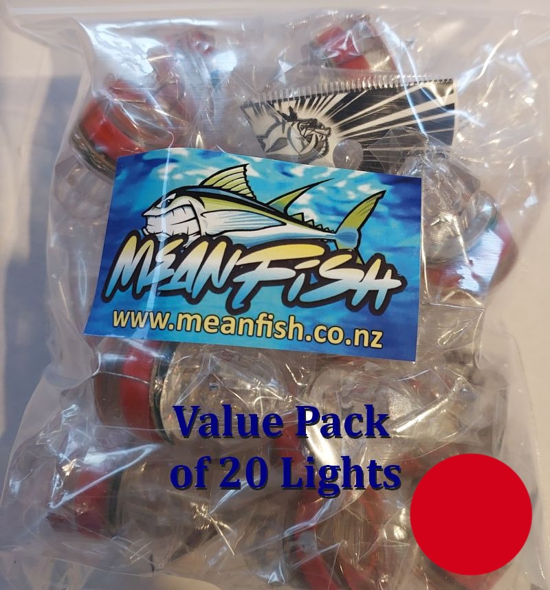 Value Pack (20) Deep Water Strobe Fishing Light 4cm x 2.5cm