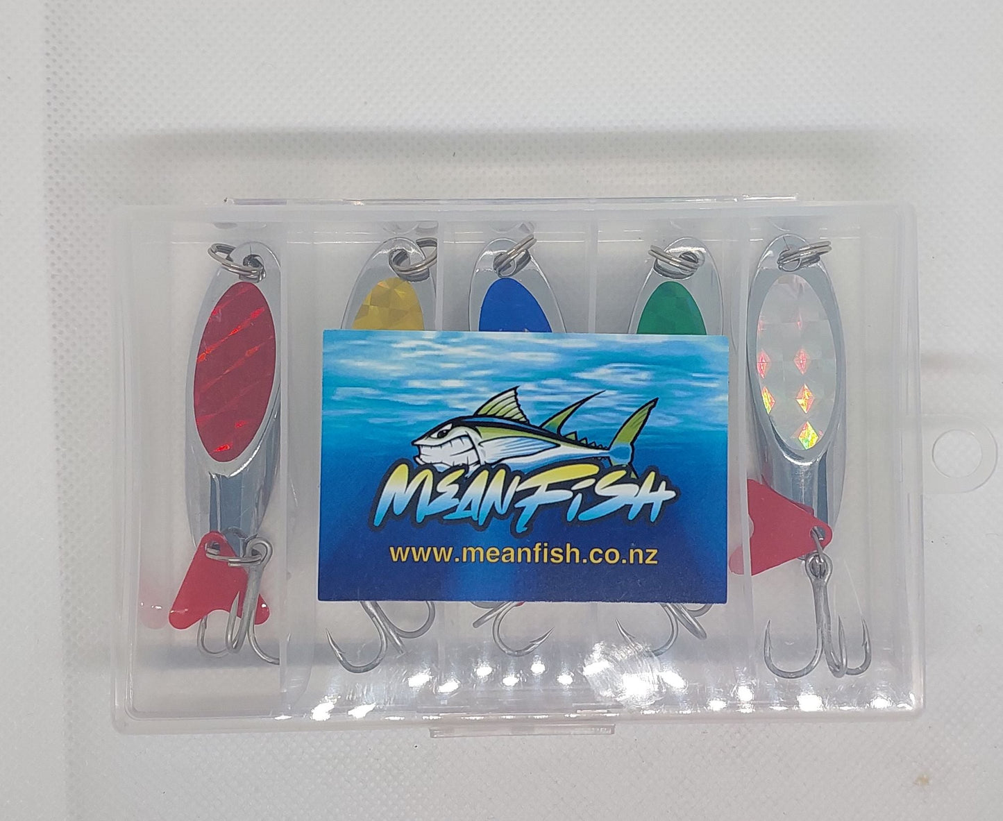 Premium Kahawai Lures 5 x 21 Grams with Tackle Box