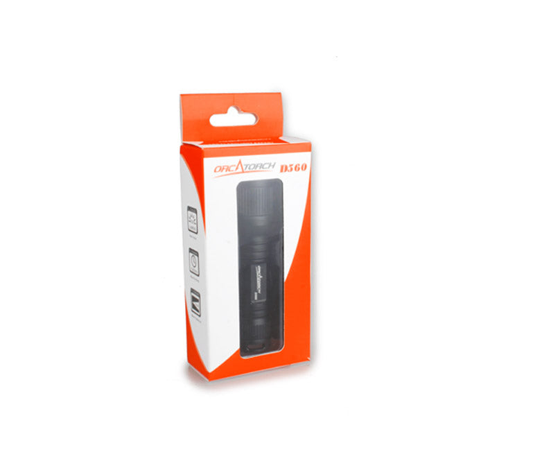 OrcaTorch D560 – 630 Lumen Dive Torch – BLACK