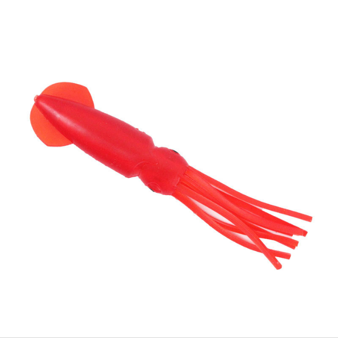 Yellow 12.5cm Lumo Coloured Fishing Octopus Skirts (Pkt of 3)