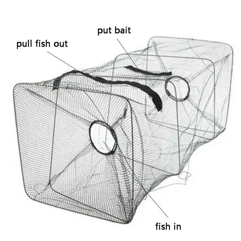 Folding Bait Trap Baitfish Crabs and More