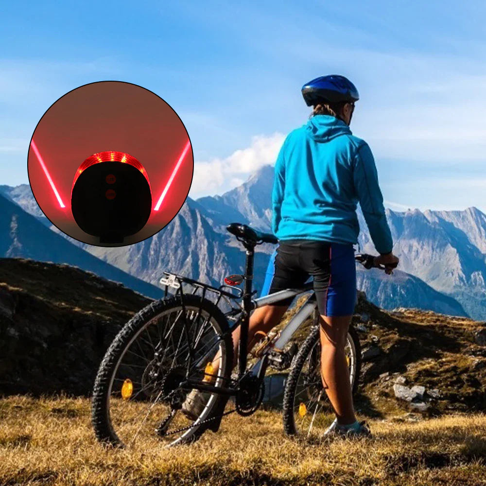 Waterproof Bicycle Cycling Lights Taillights LED - Blue