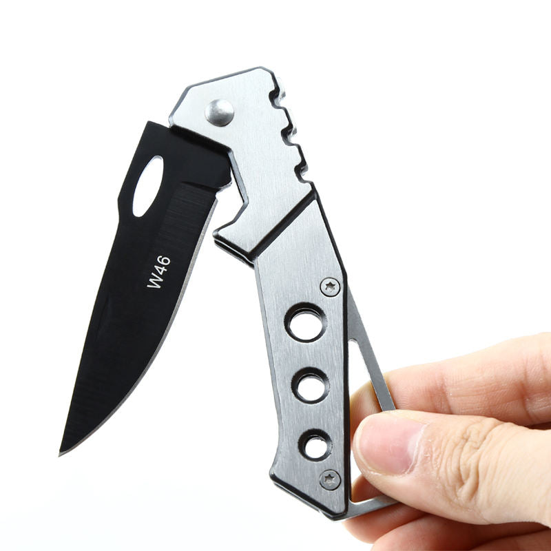 Pocket Knife with Stainless Steel Silver Handle