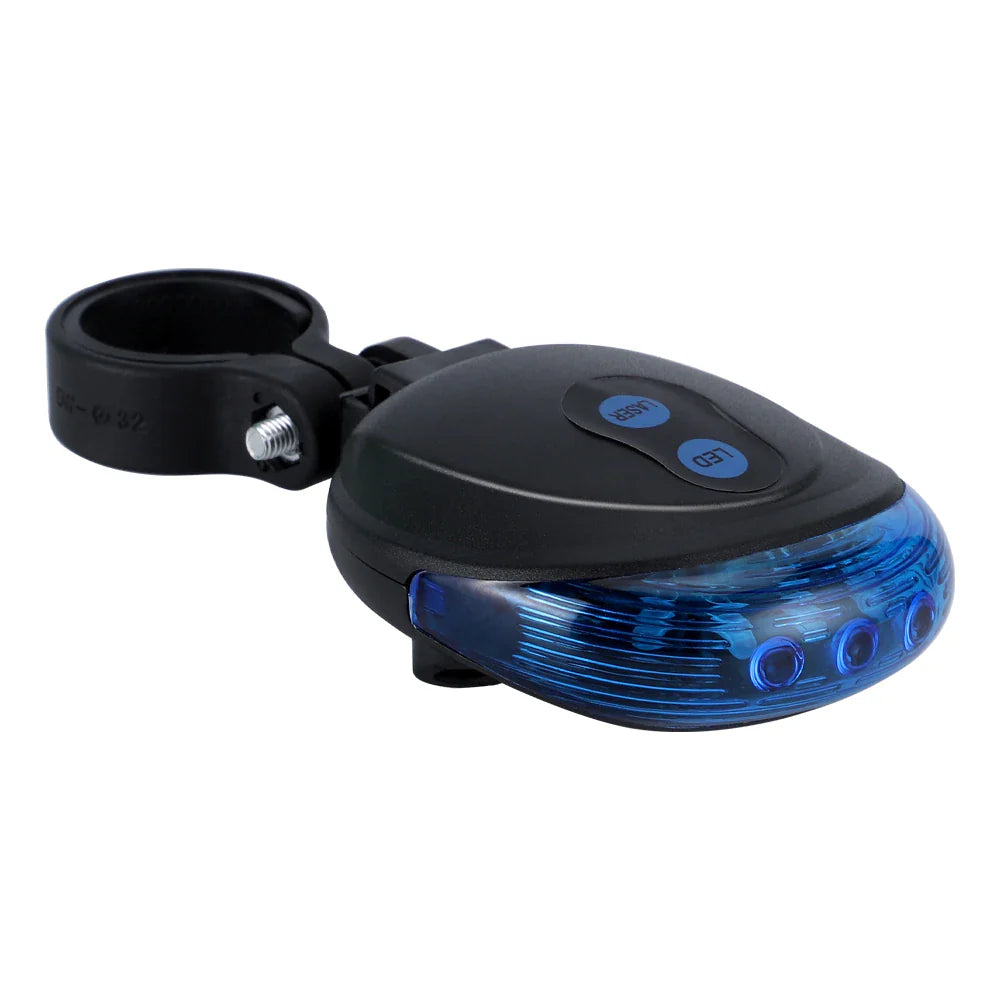 Waterproof Bicycle Cycling Lights Taillights LED - Blue