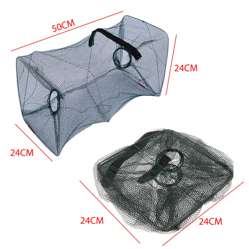 Folding Bait Trap Baitfish Crabs and More