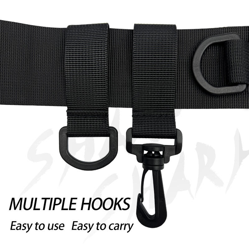 Adjustable Fishing Waist Belt with Rod Holder