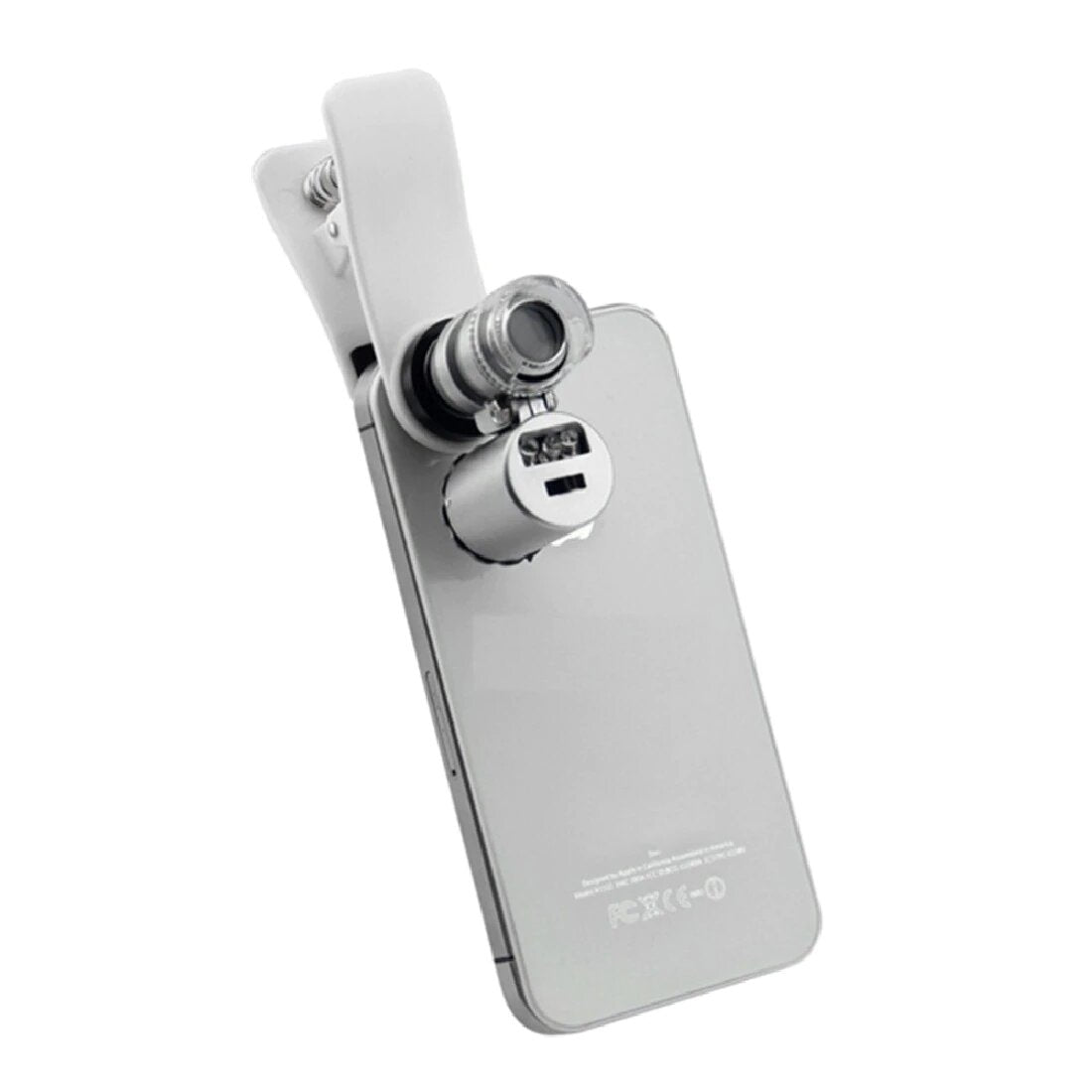 Handheld Mini Pocket 60x Microscope Loupe Jeweler Magnifier With LED