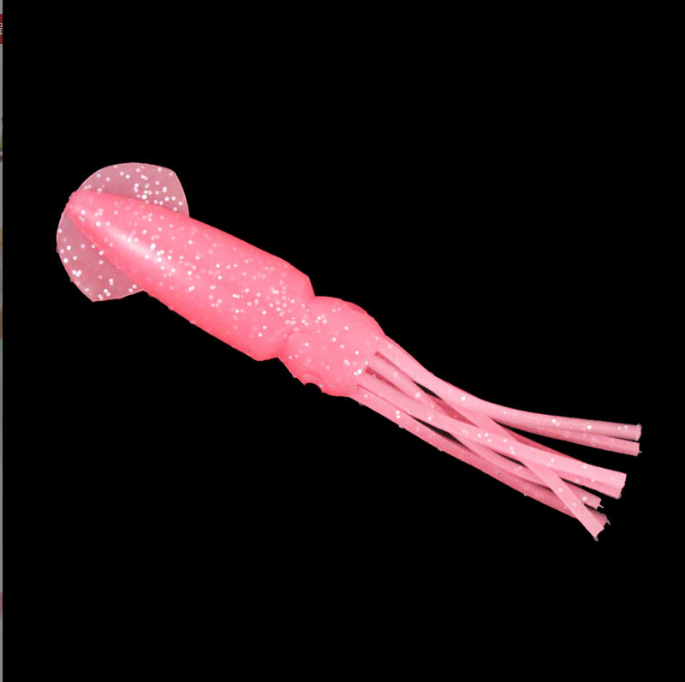 Yellow 12.5cm Lumo Coloured Fishing Octopus Skirts (Pkt of 3)