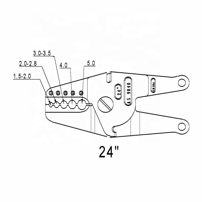 Heavy Duty 60cm Bench Crimper Meanfish