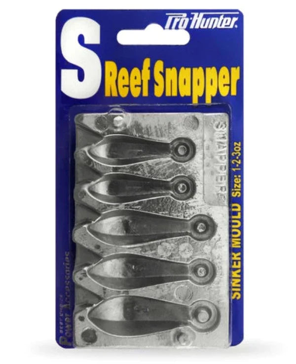 Pro Hunter Small Reef Sinker mould 1oz, 2oz, 3oz