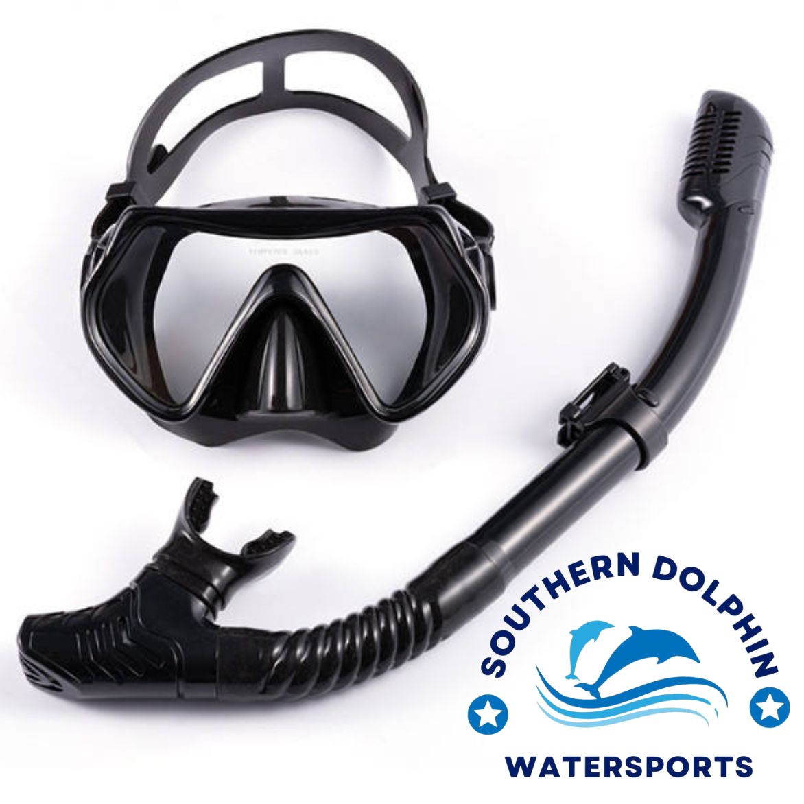 Southern Dolphin Adult Silicone Mask and Snorkel Set