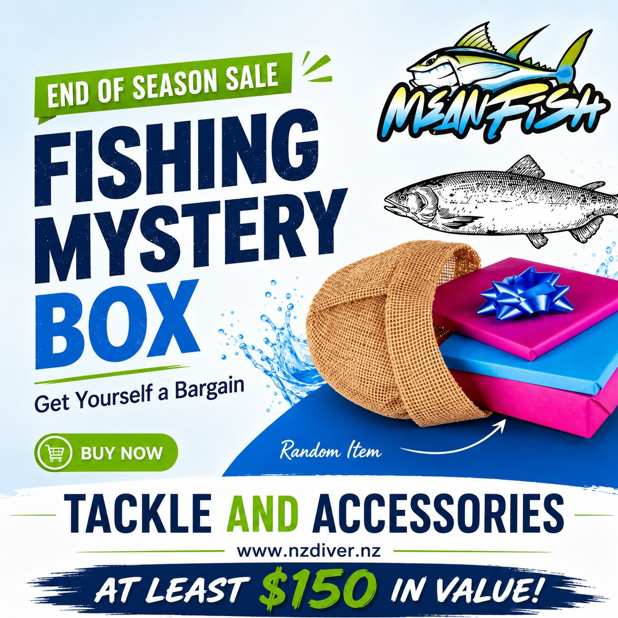 Fishing Tackle Mystery Pack ( Buy 5 Pay For 4 Deal)