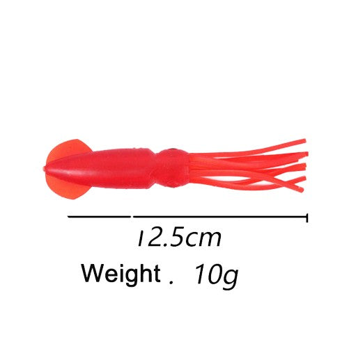 Pink 12.5cm Lumo Coloured Fishing Octopus Skirts (Pkt of 3)