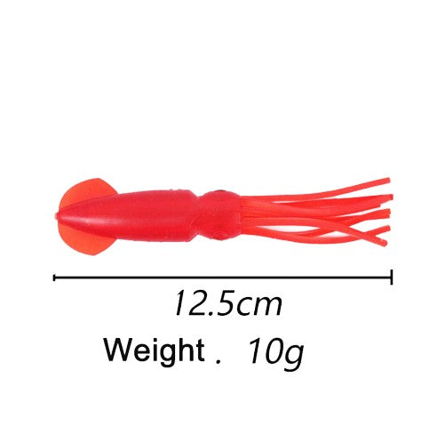 Pink 12.5cm Lumo Coloured Fishing Octopus Skirts (Pkt of 3)