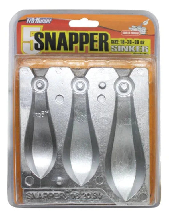 Giant Reef Sinker Mould Combo 16oz 20oz and 30oz = Pro Hunter