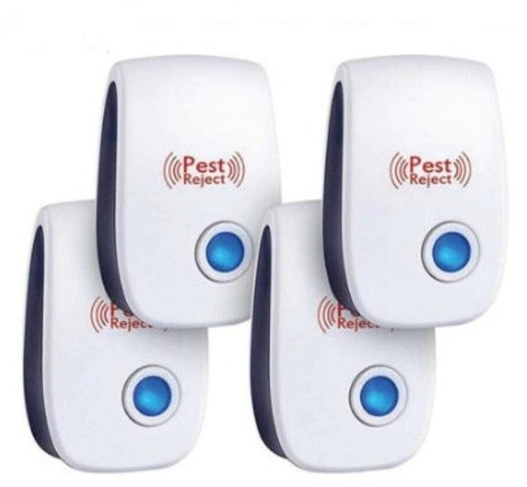 4 Pack Ultrasonic Electric Plug In Indoor Pest Repellant