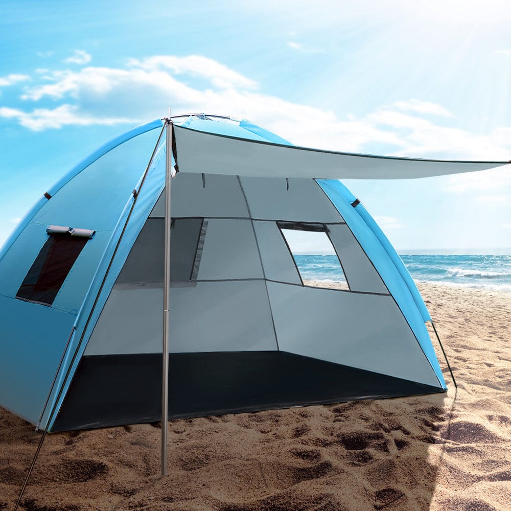 Weisshorn 4 Person Camping Tent | Beach Sun Shade Portable Hiking Shelter