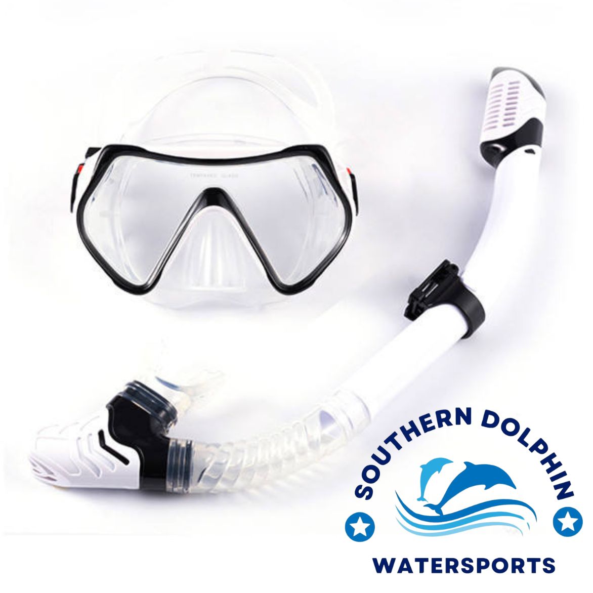 Southern Dolphin Adult Silicone Mask and Snorkel Set