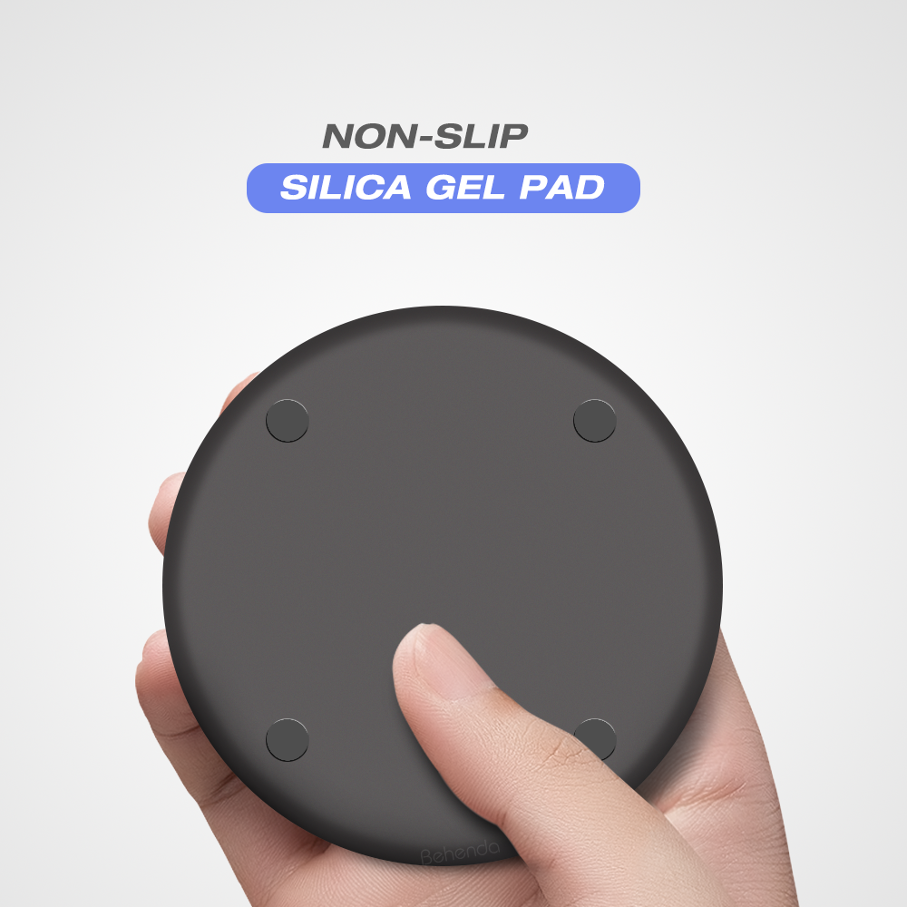 15w Fast Wireless Charger Pad for iPhone or Samsung - Black