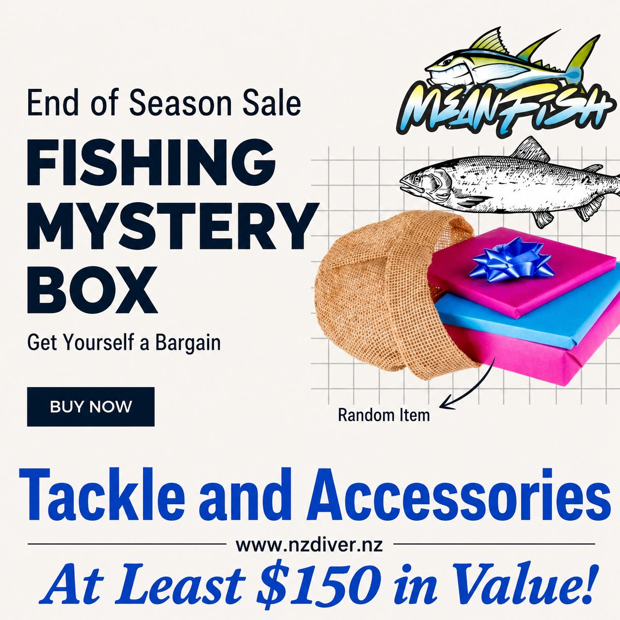 Fishing Tackle Mystery Pack ( Buy 5  Pay For 4 Deal)