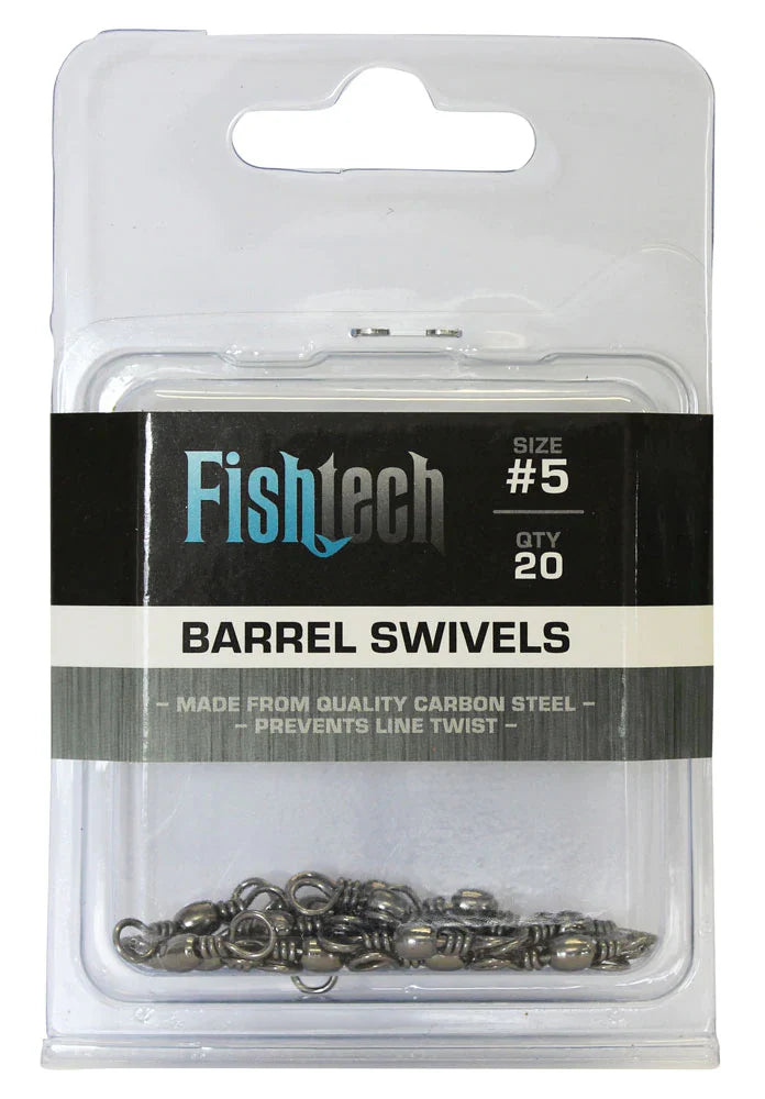 Fishtech Barrel swivels #5 (20 per pack)