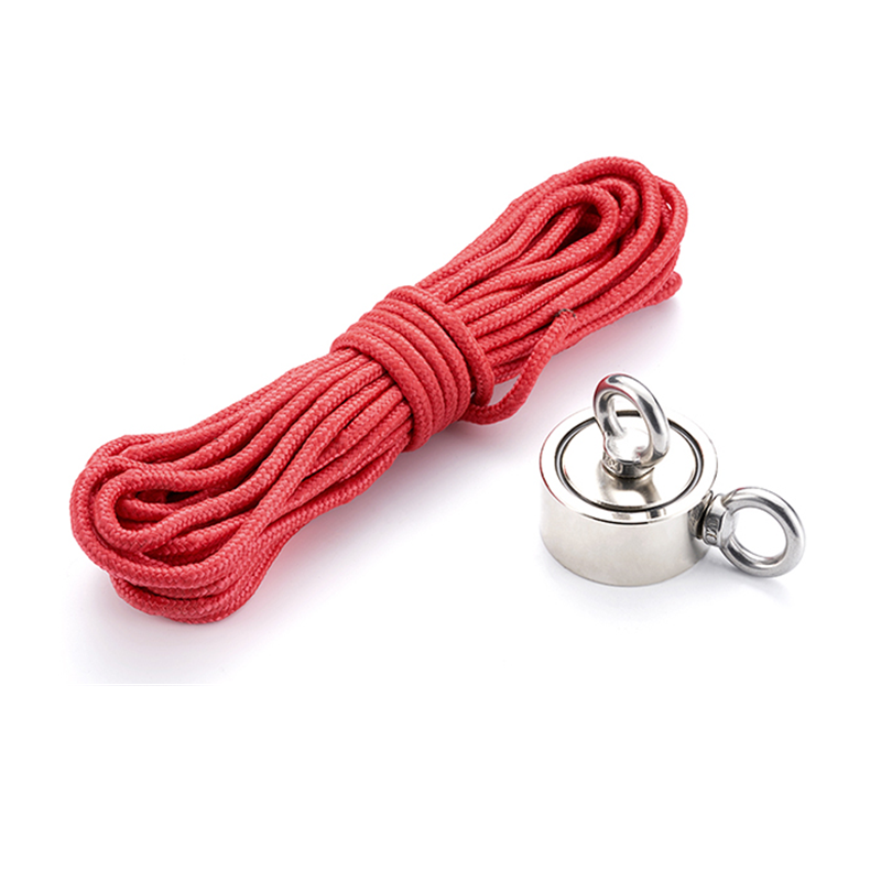 20M Salvage Rope for Fishing Magnets with saftey Buckle 20m x 8mm