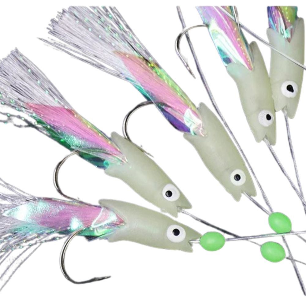 5 Hook Deluxe Luminous Sabiki Rig 1/0 – MeanFish Tackle and Diving