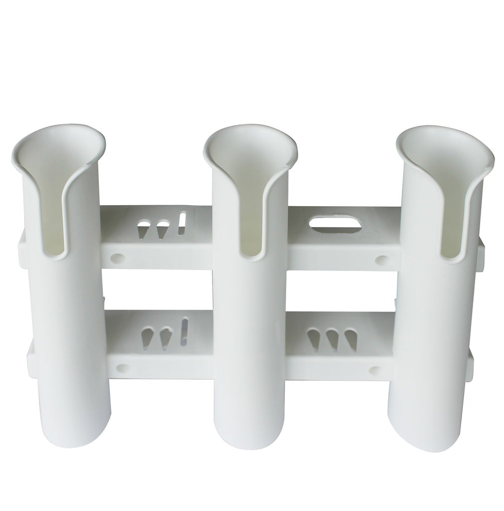 3 Rod Holder Rack - White