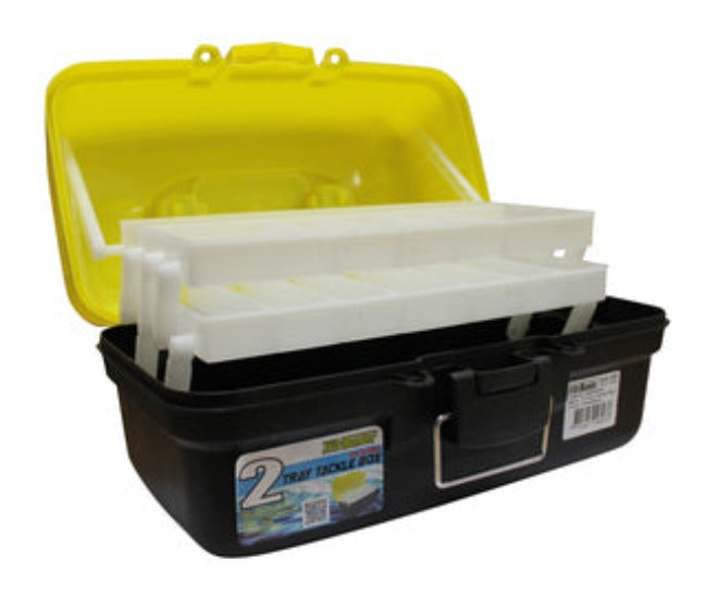 2 Tray Tackle Box - Yellow - Pro Hunter