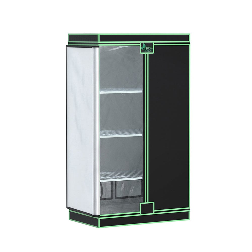 Green Fingers Grow Tent 100x60x180cm 4 Tiers Kits Hydroponics Indoor Grow System