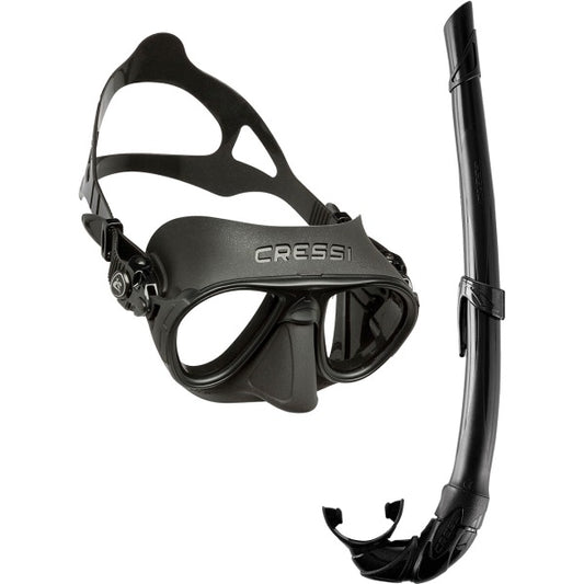 Calibro Mask & Snokel Set Black