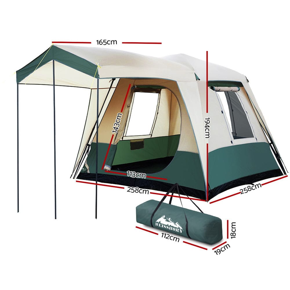 Weisshorn 4-Person Family Dome Tent | Quick Setup Camping Tent