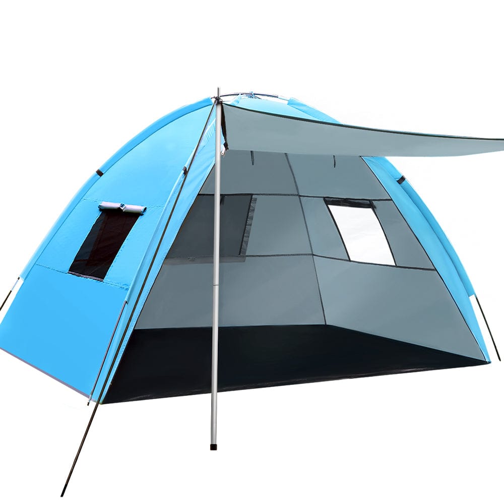 Weisshorn 4 Person Camping Tent | Beach Sun Shade Portable Hiking Shelter