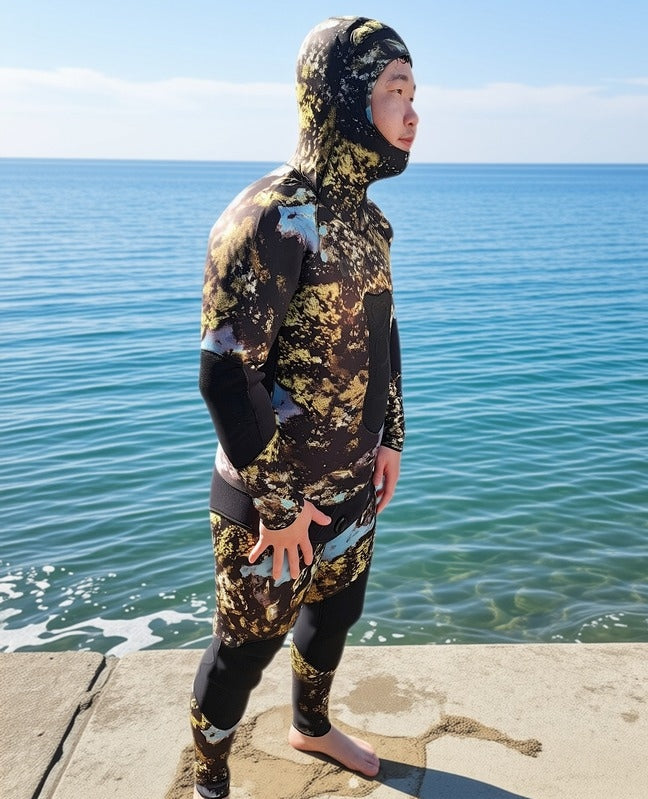 Premium 2pc 5mm Open Cell Spearfishing Wetsuit