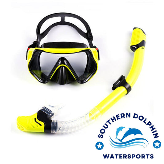 Southern Dolphin Adult Silicone Mask and Snorkel Set